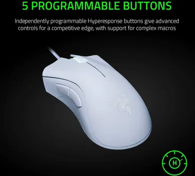 RAZER DEATHADDER ESSENTIAL GAMING MIŠ WHITE (3 / 5)