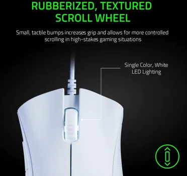 RAZER DEATHADDER ESSENTIAL GAMING MIŠ WHITE (5 / 5)