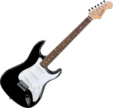 ROCKTILE BANGER’S PACK E-GUITAR SET BLACK-WHITE ELEKTRICNA GITARA + TORBA, GITARSKO POJACALO, KAIS, KABAL, SET ZICA (2 / 10)
