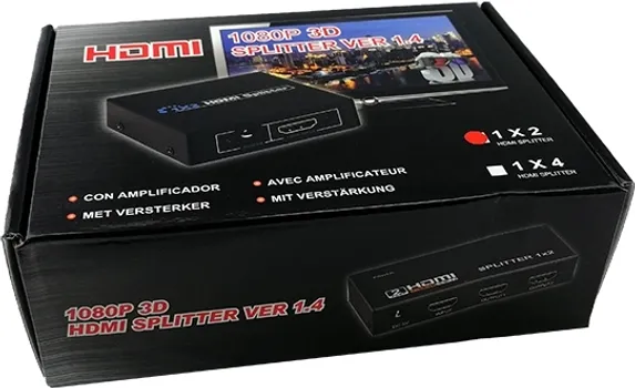 E-GREEN 1.4 HDMI SPLITER 2X OUT 1X IN 1080P (3 / 3)