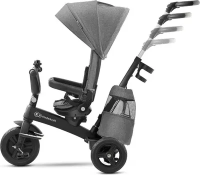 KINDERKRAFT TRICIKL EASYTWIST GREY 31778 (11 / 11)