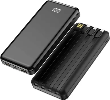 FOREVER POWER BANK TB-411 ALLIN1 10 000 MAH KAPACITET BATERIJE 10 000 MAH, KONEKTOR USB-A (ŽENSKI), MAKSIMALNA SNAGA 10W, BROJ IZLAZNIH KONEKTORA: 6 (USB-C, LIGHTN (2 / 4)