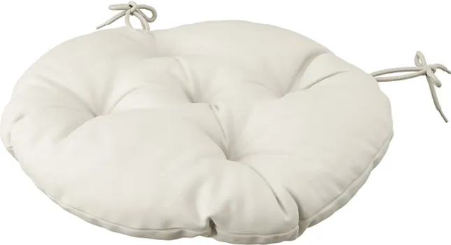 KUDDARNA JASTUČIĆ ZA STOLICU,SPOLJA, SVIJETLA SIVOBEŽ, 35CM (1 / 3)