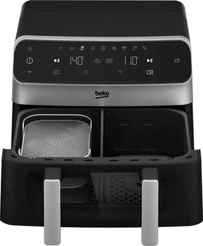 BEKO FRL 6488 B AIRFRYER FRITEZA NA VRUĆI VAZDUH │ SNAGA: 2400W │ KAPACITET: 9.5L │ 2 KOMORE S NEZAVISNIM UPRAVLJANJEM │ 9 AUTOMATSKIH PROGRAMA │ MATCH COOK FUNKCIJA │ NELJEPLJIVA UNUTRAŠNJOST │ TAJMER I KONTROLA TEMPERATURE │ ZAŠTITA OD PREGRIJAVANJA │ PRANJE U MAŠINI ZA SUDOVE (5 / 6)