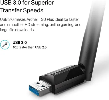 MREZNI UREDJAJ TP-LINK ARCHER T3U PLUS, WRLS KARTICA, AC1300 DUAL BAND (3 / 6)