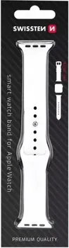 APPLE SWISSTEN WATCH SILICONE BAND 42-49MM (WHITE) [SILIKONSKA NARUKVICA ZA WATCH] (1 / 2)