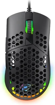 HAVIT MS1036 GAMING MIŠ │ POVEZIVANJE: USB │ RGB OSVJETLJENJE │ NAPON: 5V │ DIMENZIJE: 121 X 64 X 42 MM │ KABL: 1.6 M │ PROGRAMIBILNE TIPKE: 7 │ DPI: DO 7200 (6 NIVOA) (1 / 3)