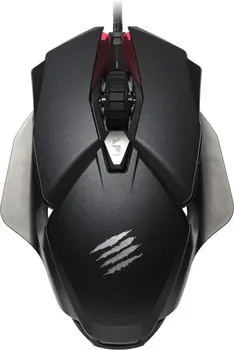 MADCATZ B.A.T. 6+ GAMING MIŠ │ SENZOR: PIXART PMW3389 │ DPI: DO 16.000 │ BRZINA: 400 IPS │ UBRZANJE: 50G │ POLLING RATE: 2000 HZ / 0.5 MS │ TASTERA: 10 (PROGRAMABILNI) │ RGB OSVJETLJENJE: 16.8M BOJA │ PROFILI: 5 │ PREKIDAČI: 60M KLIKOVA │ OBLIK: ERGONOMSKI, OBOSTRANI │ TEŽINA: 115 G │ DIMENZIJE: 125 X 66 X 42 MM │ KABEL: PLETENI, 1.8 M │ DODATNA OPREMA: OSLONAC ZA DLAN, 2 BOČNA UMETKA (5 / 6)