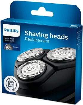 PHILIPS SH30/50 ZAMJENSKE GLAVE ZA BRIJAČ │ BROJ GLAVA ZA BRIJANJE: 3 GLAVE │ BOJA PROIZVODA: NERĐAJUČI ČELIK │ KOMPATIBILNOST: S3XXX (2 / 2)