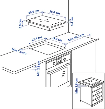 IKEA LAGAN INDUCTION HOB 605.055.68 (5 / 5)