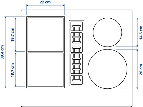 IKEA FÖRDELAKTIG INDUCTION HOB/INTEGRATED EXTRACTOR, 60 CM 405.158.65 (14 / 15)
