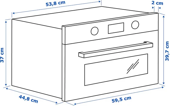 IKEA BEJUBLAD MICROWAVE OVEN 904.117.47 (7 / 7)