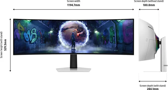 SAMSUNG ODYSSEY OLED G9 G93SD [49 / 5120X1440 / 32:9 / 0.03MS / 240HZ] (7 / 21)