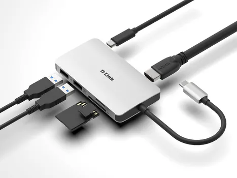 HUB DLINK 5U1 USB-C SA HDMI I SD/MICROSD (3 / 4)