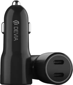 APPLE DEVIA SMART 40W PD 2X USB-C CAR CHARGER │ SNAGA: 40W UKUPNO (2X20W) │ PORTOVI: 2X USB-C │ PROTOKOLI: PD3.0, PPS, QC3+, FCP, VOOC, 2.4A ITD. │ LED OSVETLJENJE I NEKLIZAJUĆI DIZAJN │ UGRAĐENA ZAŠTITA ZA BEZBJEDNO PUNJENJE │ KOMPATIBILAN SA 12–24V VOZILIMA (1 / 6)