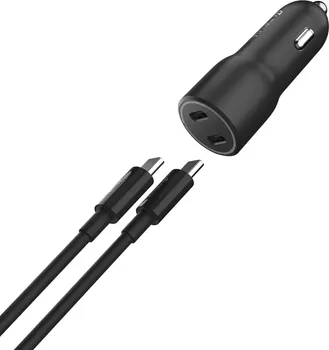 APPLE DEVIA SMART 40W PD 2X USB-C CAR CHARGER │ SNAGA: 40W UKUPNO (2X20W) │ PORTOVI: 2X USB-C │ PROTOKOLI: PD3.0, PPS, QC3+, FCP, VOOC, 2.4A ITD. │ LED OSVETLJENJE I NEKLIZAJUĆI DIZAJN │ UGRAĐENA ZAŠTITA ZA BEZBJEDNO PUNJENJE │ KOMPATIBILAN SA 12–24V VOZILIMA (2 / 6)