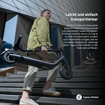 SEGWAY NINEBOT KICKSCOOTER E2 E II | 220WH | 450W MAX POWER | 20KM/H | 25KM | 90KG (6 / 12)