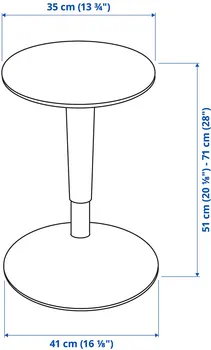IKEA NILSERIK STANDING SUPPORT 704.868.28 (3 / 8)