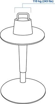 IKEA NILSERIK STANDING SUPPORT 704.868.28 (4 / 8)