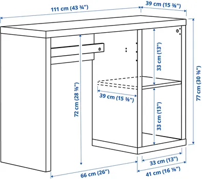 IKEA KALLAX DESK 905.851.01 (2 / 11)