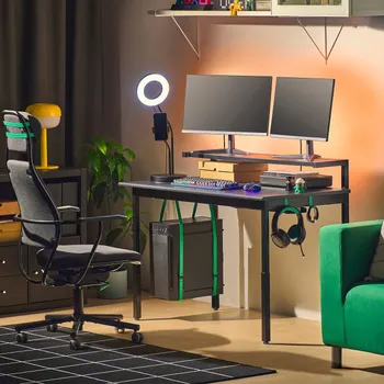 IKEA UTVISNING GAMING DESK WITH SHELF, 120X60 CM 405.864.00 (4 / 10)