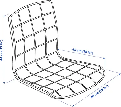 IKEA LÄKTARE CHAIR COVER 805.279.94 (6 / 6)