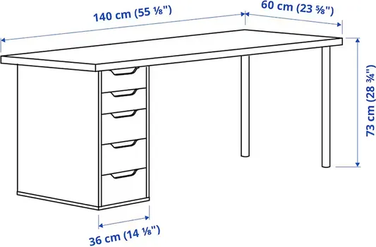 IKEA LAGKAPTEN / ALEX 494.319.27 (3 / 3)
