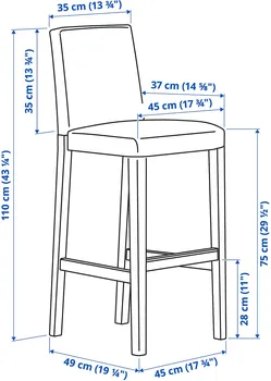 IKEA BERGMUND (bar) 093.846.40 (5 / 5)