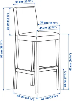 IKEA BERGMUND (bar) 693.881.12 (6 / 6)