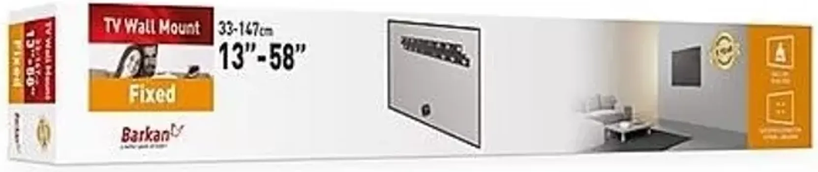 BARKAN E304 LCD TV ZIDNI NOSAČ 13 - 58 , NOSIVOST 25KG, RASTOJANJE OD ZIDA 2.2CM (3 / 3)