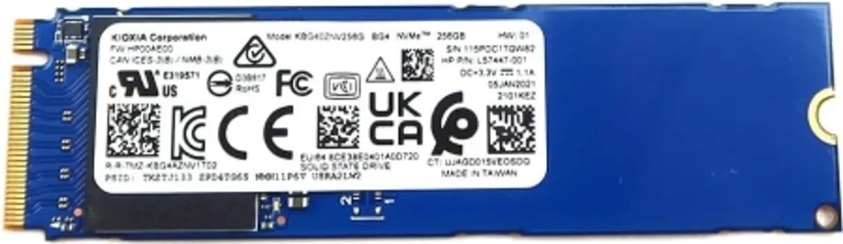 KIOXIA M.2 2280 256GB / SSD NVME KBG40ZNV256G (1 / 1)