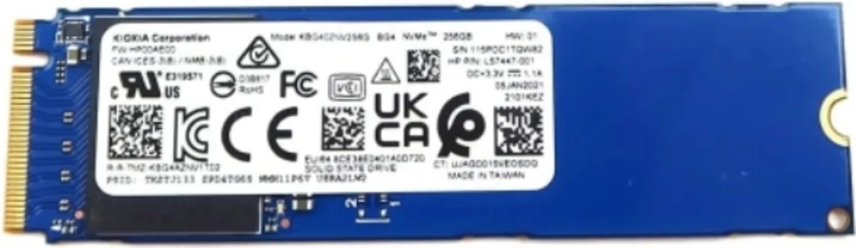 KIOXIA M.2 2280 256GB / SSD NVME KBG40ZNV256G (1 / 1)
