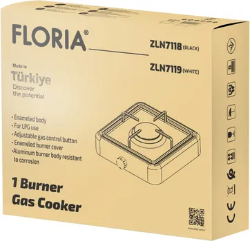 ZILAN / FLORIA PLINSKI REŠO SA 1 PLAMENIKOM, CRNA 32345/ZLN7118