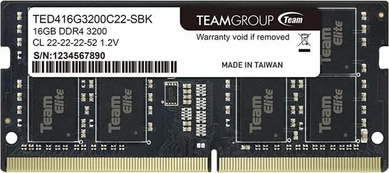 SO-DIMM DDR4 16GB / 3200MHZ TED416G3200C22-S01 TEAM ELITE (1 / 1)