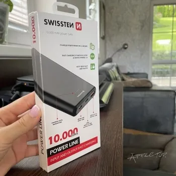 SWISSTEN POWERBANK 10000 MAH POWER LINE II BLACK (1 / 3)
