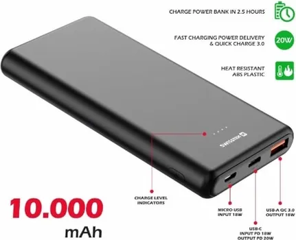 SWISSTEN POWERBANK 10000 MAH POWER LINE II BLACK (2 / 3)
