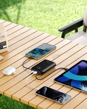 SWISSTEN POWERBANK VOLTBOX 35W 20000 MAH WITH BUILT-IN CABLES USB-C, LIGHTNING (2 / 3)