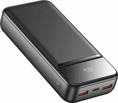 SWISSTEN POWER LINE II BLACK 20000MAH POWERBANK │ KAPACITET: 20000 MAH (3,7V, 74 WH) │ TIP: LI-POLIMERSKA BATERIJA │ DIMENZIJE: 14,6 X 6,8 X 2,8 CM │ TEŽINA: 421 G │ MATERIJAL: ABS + POLIKARBONAT (OTPORNO NA VATRU) │ INDIKATOR: LED DISPLEJ (1 / 2)
