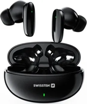 SWISSTEN SONIC TWS [BLUETOOTH 5.3 / 20HZ-20KHZ / 10M / 2×30MAH / 230MAH / 37G / 6H / 3.5H / 35H / USB-C] (2 / 4)