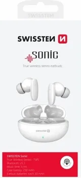 SWISSTEN SONIC TWS [BLUETOOTH 5.3 / 20HZ-20KHZ / 10M / 2×30MAH / 230MAH / 37G / 6H / 3.5H / 35H / USB-C] (3 / 4)