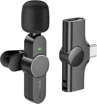 MIKROFON [WIRELESS / TYPE-C / BOROFONE BFK12 TROPHY LAVALIER DIGITAL] (1 / 1)