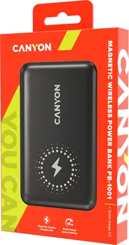 CANYON PB-1001, 18W PD+QC 3.0+10W MAGNET WIRELESS CHARGER POWERBANK 10000MAH (6 / 16)