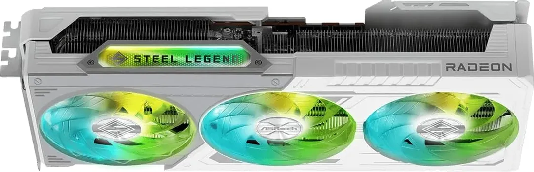 ASROCK RX 9070 XT STEEL LEGEND 16GB RX 9070 XT STEEL LEGEND 16GB, AMD RADEON, RX9070XT, PCIE 5.0 X16, 16384, GDDR6 (1 / 6)