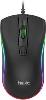HAVIT MS72 MIŠ ─ USB PRIKLJUČAK ─ ERGONOMSKI DIZAJN ─ BROJ TASTERA: 4 ─ REZOLUCIJA: 800-1200 DPI ─ DUŽINA KABLA: 1.3 METRA (1 / 3)