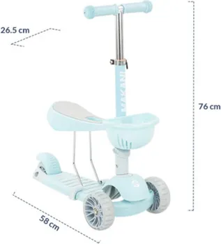 KIKKA BOO TROTINET/ROMOBIL BONBON 3U1 CANDY PINK 31006010094 (2 / 8)