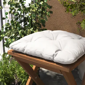 KUDDARNA JASTUČIĆ ZA STOLICU,SPOLJA, SVIJETLA SIVOBEŽ, 36X32 CM (3 / 3)