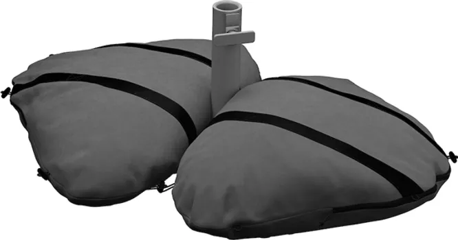 IGGON POSTOLJE SUNCOBRANA SA VREĆOM ZA PIJESAK, TAMNOSIVA, 60X60 CM (1 / 6)