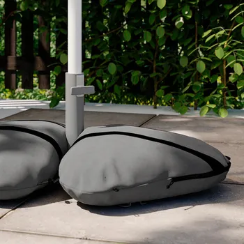 IGGON POSTOLJE SUNCOBRANA SA VREĆOM ZA PIJESAK, TAMNOSIVA, 60X60 CM (4 / 6)