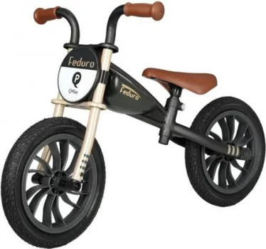 QPLAY BICIKLO BALANCE FEDURO CRNO/ZLATNO 467.481790 (1 / 4)