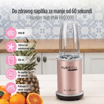 VITAPUR BLENDER ROSMARINO NUTRIMAX PRO 1000, ROSEGOLD (4 / 14)